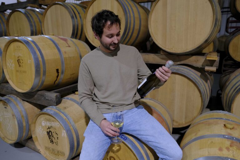 Agustín Millán, enólogo de la bodega Huerto de la Condesa.