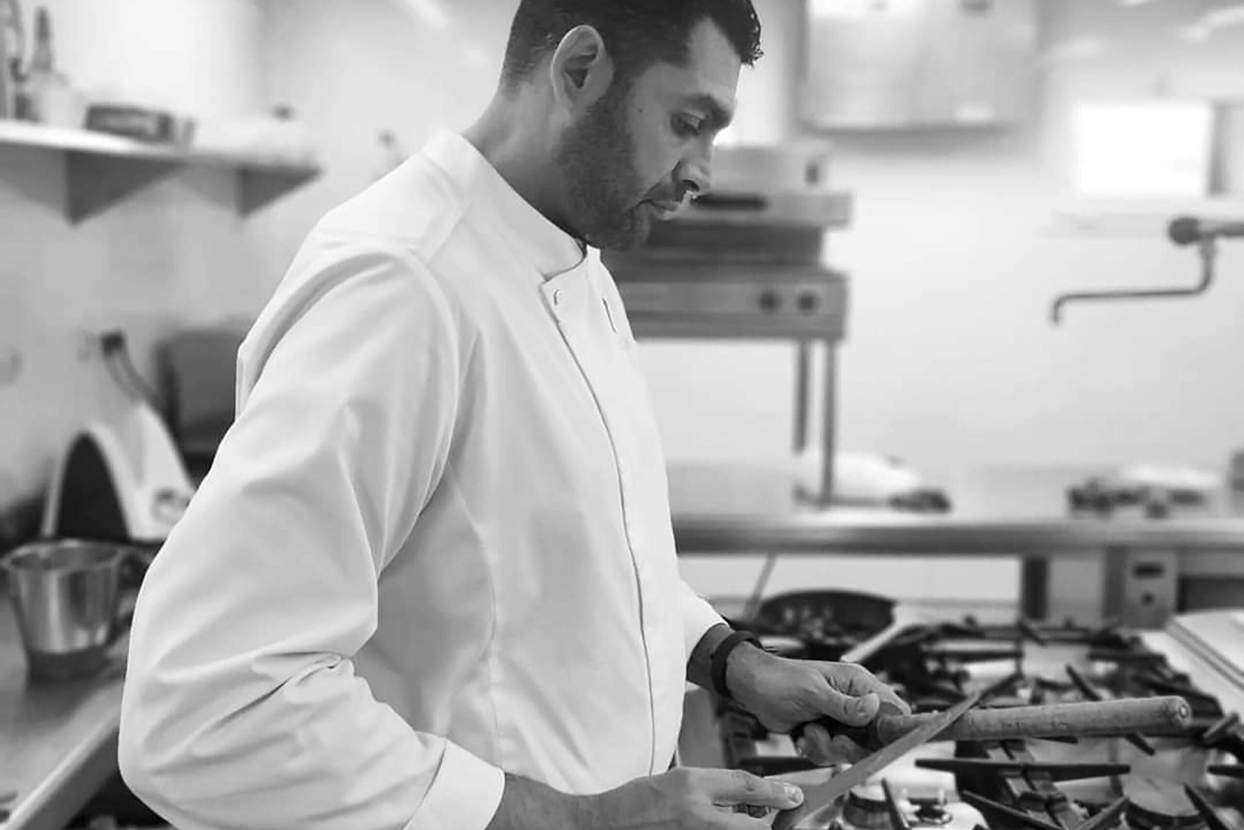 Antonio Alfaro, jefe de cocina del circuito Ascari