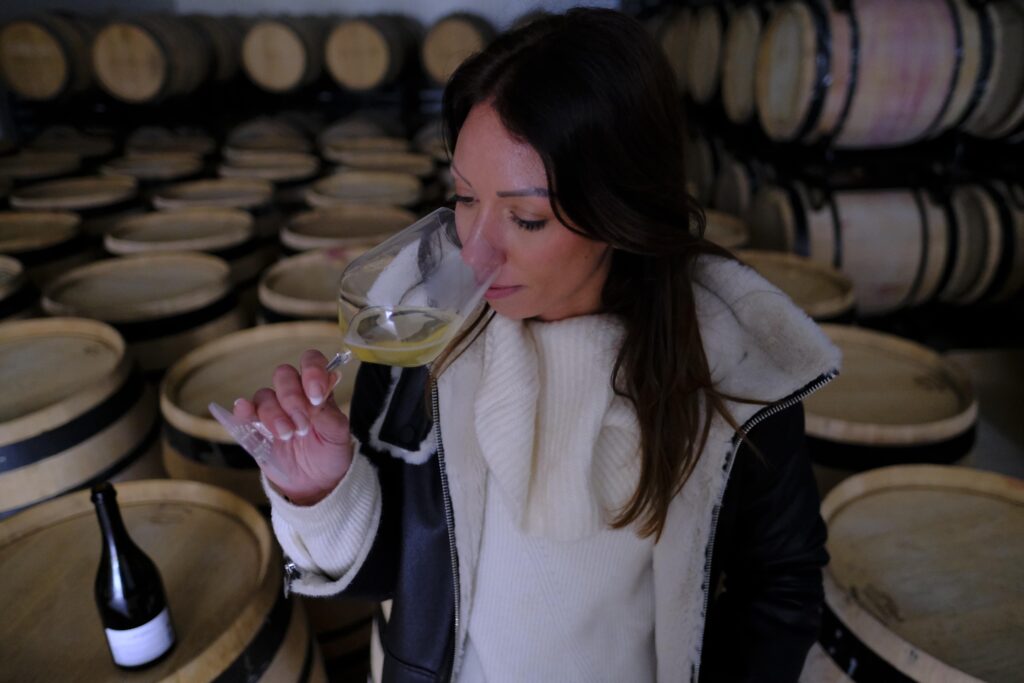 Julia Losantos, enóloga de la bodega.