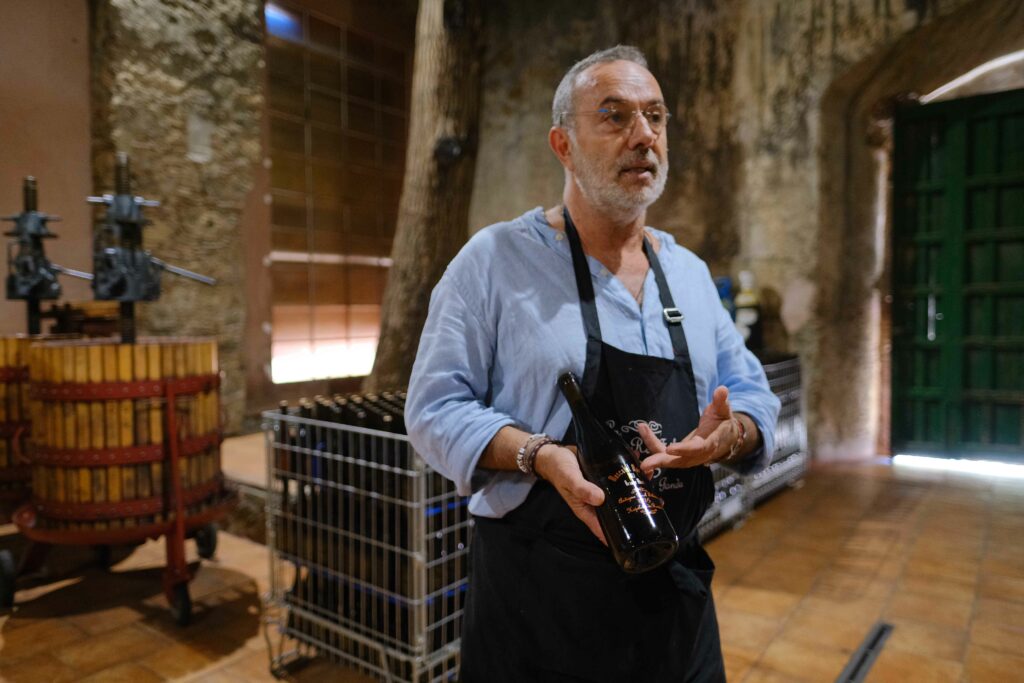 Enrique Ruiz, propietario de la bodega.