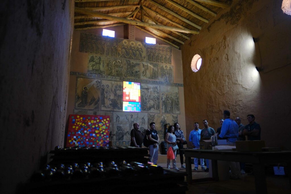 La iglesia de la antigua fábrica tras su rehabilitación.