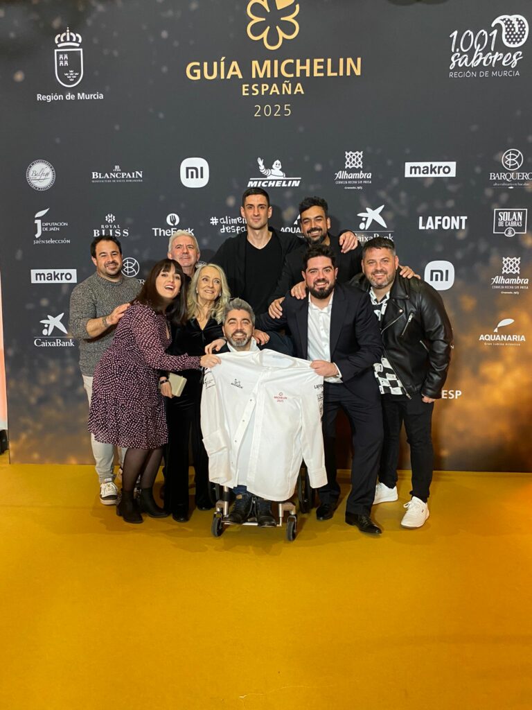 Equipo de Mesón Sabor Andaluz durante la gala.